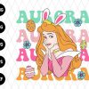 Happy Easter Princess Aurora Svg file