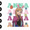 Happy Easter Princess Anna Svg file