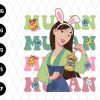 Happy Easter Princess Mulan Svg file