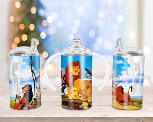 Lion King Sippy Cup Sublimation Design