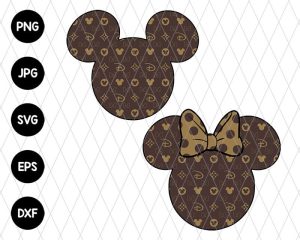 Mouse Head Family Vacation Svg File