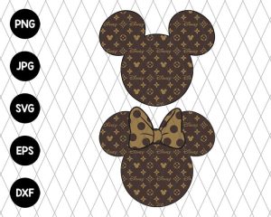 Mouse Head Family Vacation Svg File