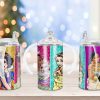 Princess Glitter Sippy Cup Sublimation Design