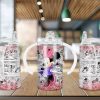 Purple Minnie Sippy Cup Sublimation Design