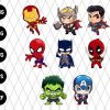 Superheroes Marvel Bundle Svg file