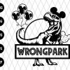 Wrong Park Rex With Balloon Svg File
