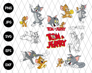 Bundle Cartoon Tom And Jerry Svg File