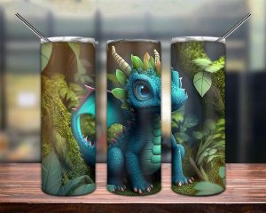 Baby Dragon Tumbler PNG