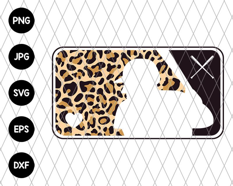 Baseball Leopard Svg file Baseball Leopard Svg file