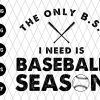 Baseball Season Svg file
