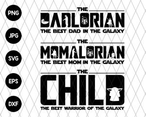 Bundle Family Mndalorian Svg file