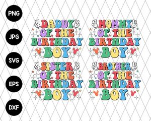 Bundle Family of the Birthday Svg file
