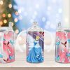 Cinderella Princess with Blue Sippy Cup Sublimation Design