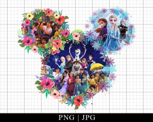 Encanto Frozen Mouse Ears Png Files