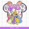 Mouse Watercolor Princess Png, Family Trip 2023 Png
