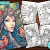 10 Fairies of the Amazon Coloring Page