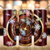 3D Roulette Chips Tumbler PNG
