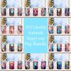 Bundle Colorful Animals Sippy Cup Sublimation Design