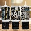 Dad Affirmation 40 oz 2 piece Tumbler Wrap