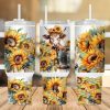 Highland Cow 40 oz 2 piece Tumbler Wrap