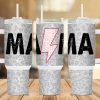 Mama Leopard 40 Oz 2 Piece Tumbler Wrap