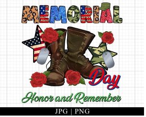 Memorial Day Honor And Remember Png