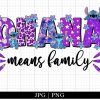 Ohana Means Family Stitch Png