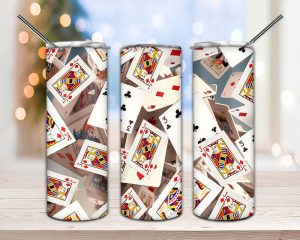 Playing Cards Tumbler PNG