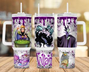 Villains Glitter 40 oz 2 piece Tumbler Wrap
