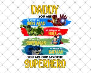 Dad Superhero Png