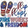Flip flops fireworks and freedom png