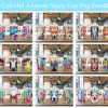 Animals with Colorful Flowers Bundle Sippy Cup Sublimation Design