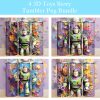 3D Cartoon Character Toy Story Tumbler PNG