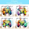Colorful Gamer Controller Tumbler PNG