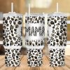 Mama Leopard 40 oz 2 piece Tumbler Wrap