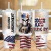 Patriotic Second Amendment 40 oz 2 piece Tumbler Wrap