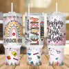 Rainbow Teacher Appreciation 40 oz 2 piece Tumbler Wrap