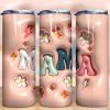 3D Inflated Mama Tumbler PNG