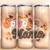 3D Inflated Spooky Mama Tumbler PNG