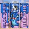 3D Inflated Stitch Coffee Tumbler PNG