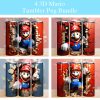 3D Movies Characters Mario Tumbler PNG