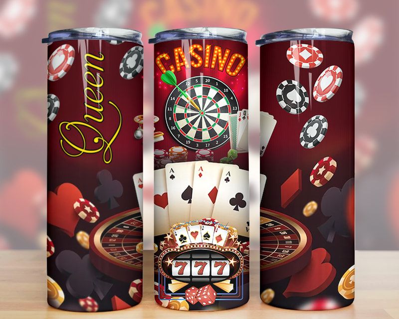 Casino Queen Tumbler PNG Casino Queen Tumbler PNG