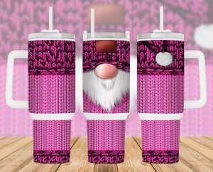 Purple Gnome 40 oz 2 piece Tumbler Wrap