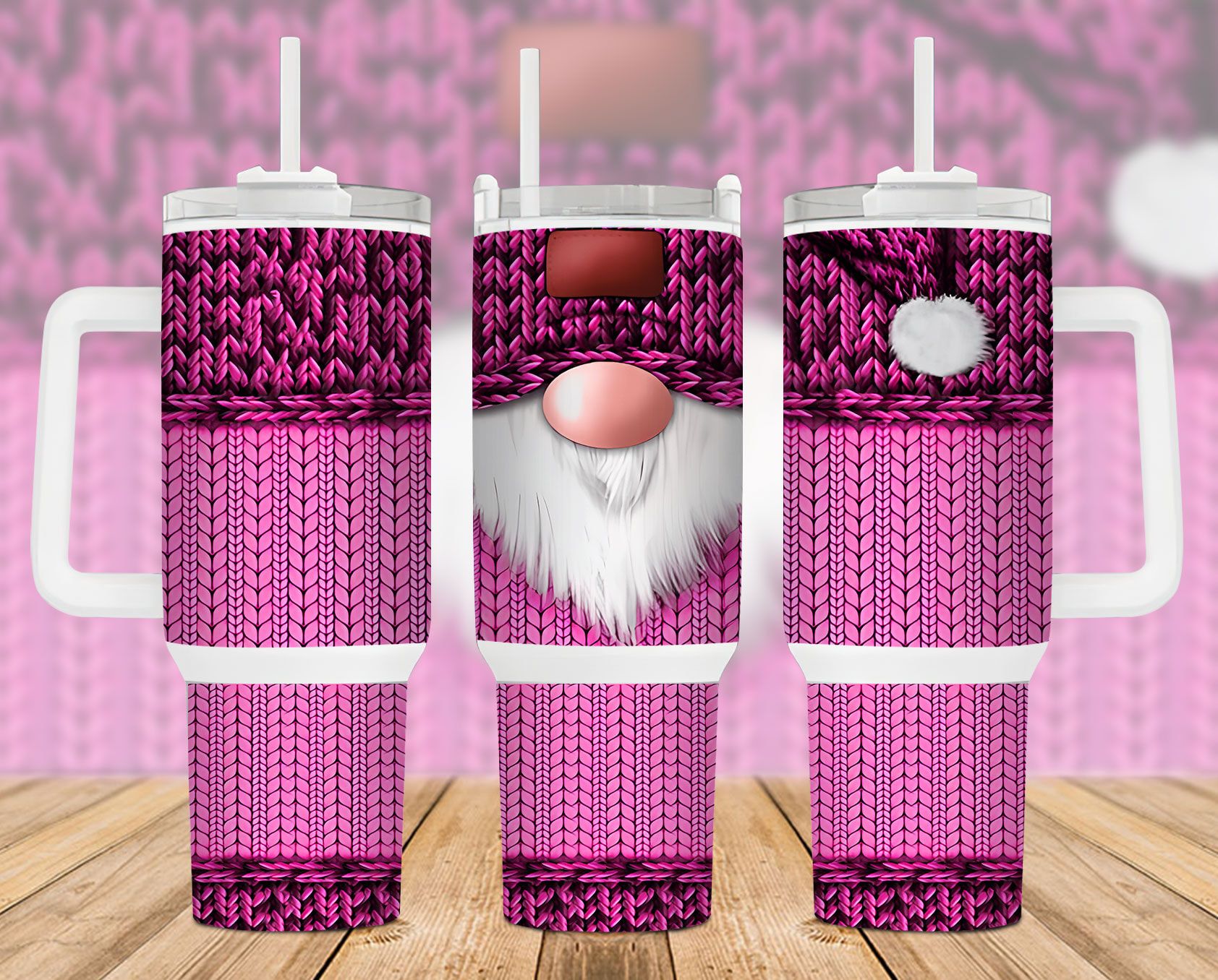 Purple Gnome 40 oz 2 piece Tumbler Wrap Purple Gnome 40 oz 2 piece Tumbler Wrap