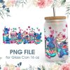 Stitch Coffee Cups 16 oz Glass Can PNG File