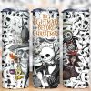 The Nightmare before Christmas Jack and Sally Tumbler PNG
