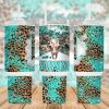 Western Cowhide Leopard 40 oz 2 piece Tumbler Wrap