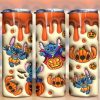3D Inflated Cartoon Halloween Stitch Pumpkin Tumbler PNG