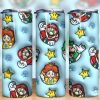 3D Inflated Game Mario Tumbler PNG