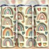3D Inflated Rainbow Tumbler PNG